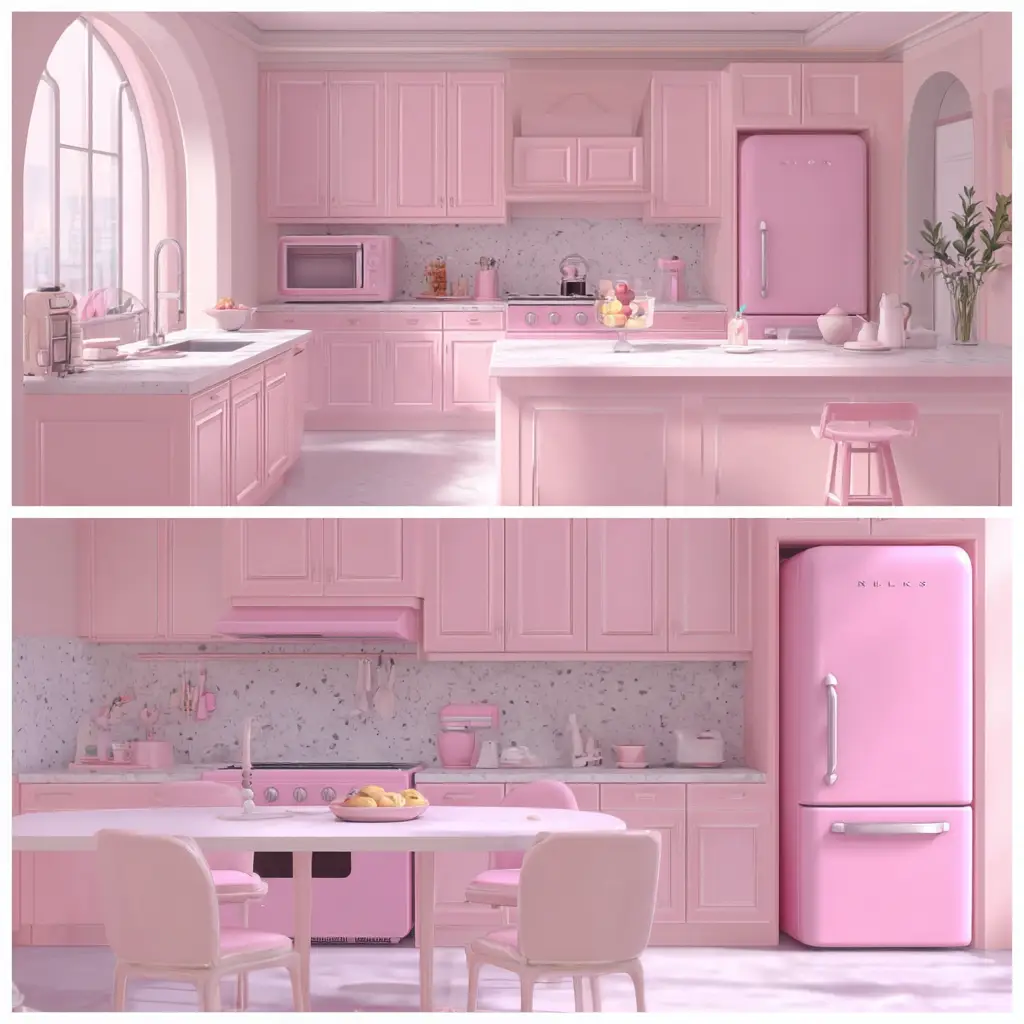 All-Pink Kitchen