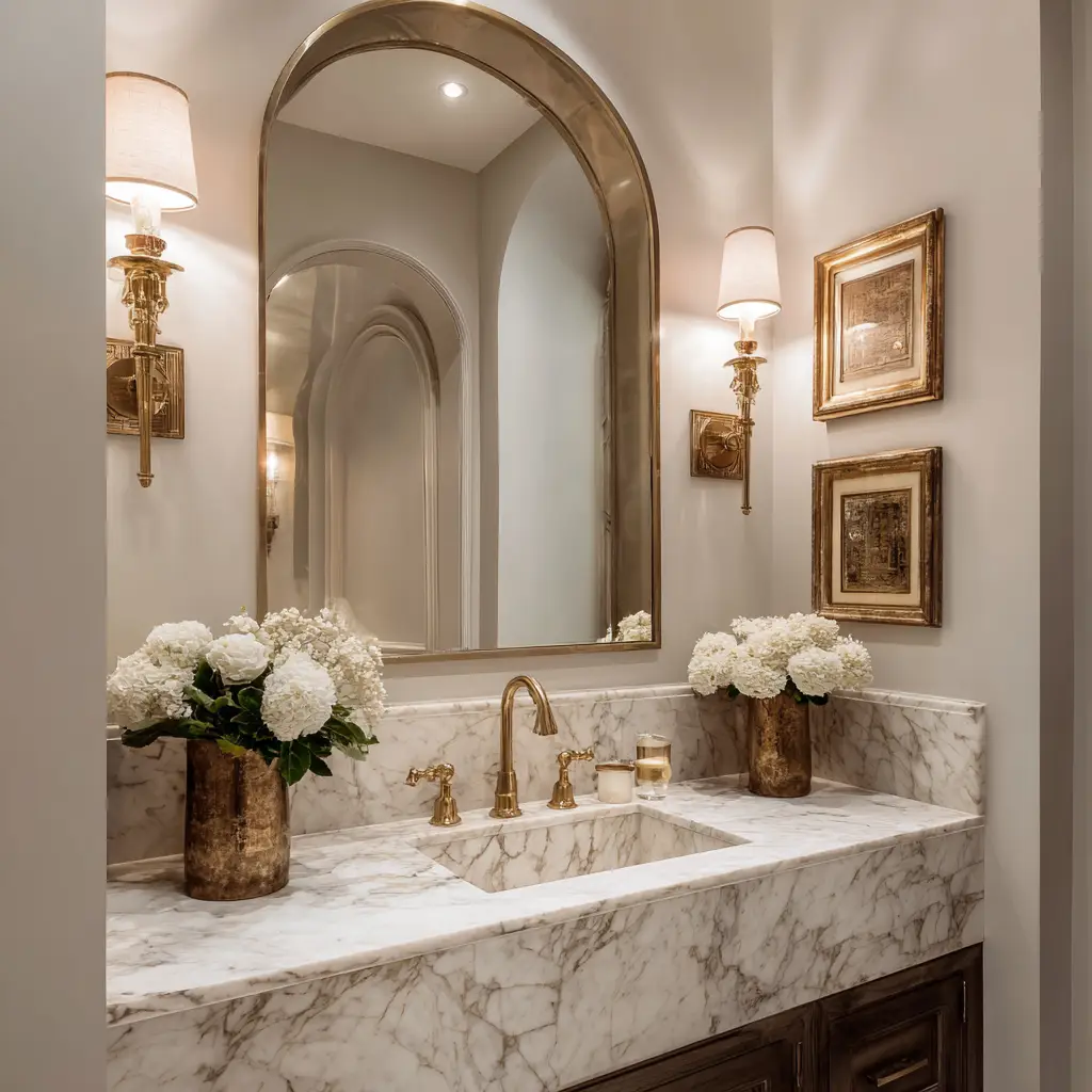 Arch-Shaped Mirror