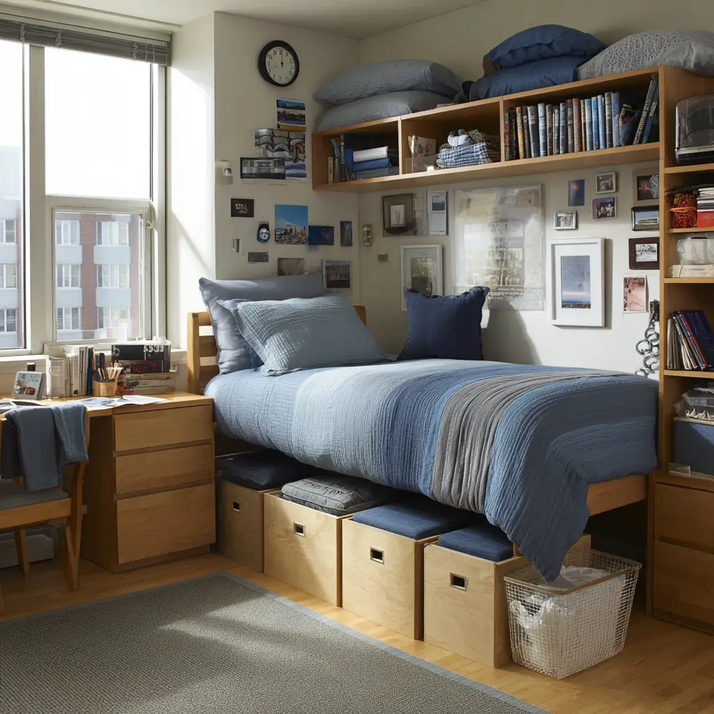 Bed Risers for Storage