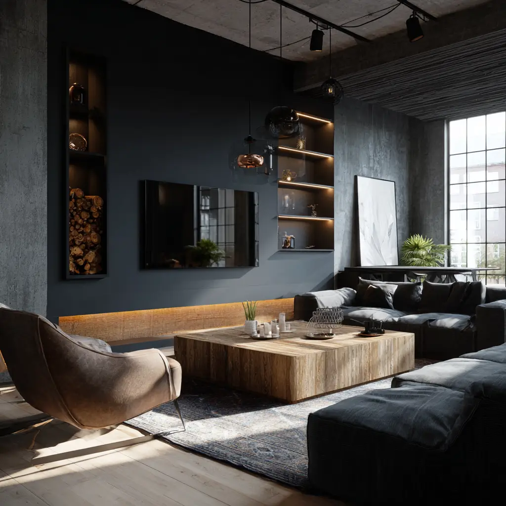 Blend with a Dark Accent Wall