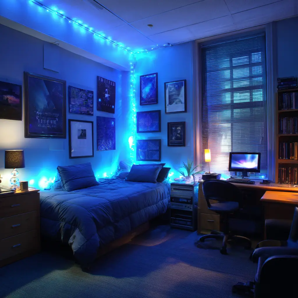 Blue LED Strip Lighting