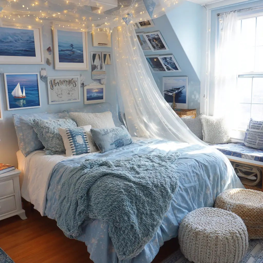 Blue and White Coastal Vibes