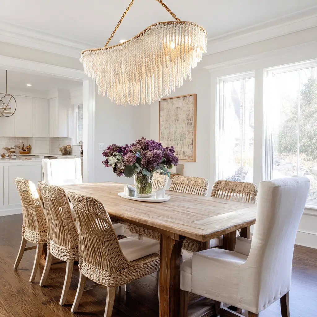 Boho Beaded Chandeliers