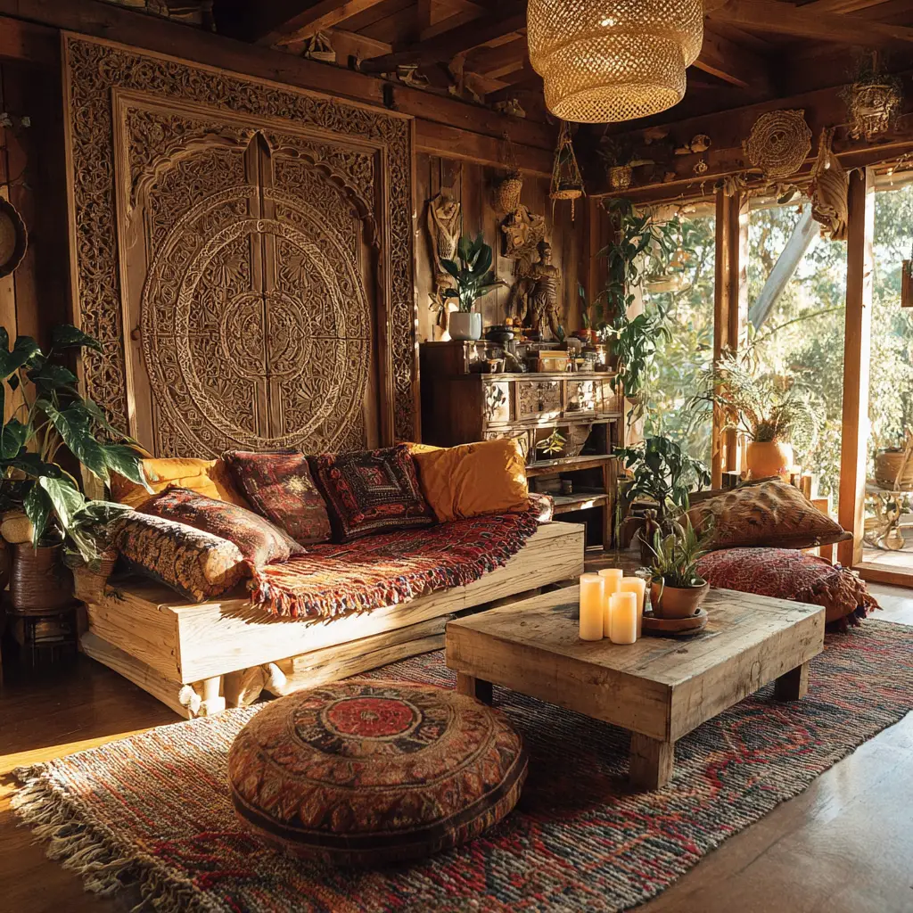 Boho Wooden Furniture Pieces