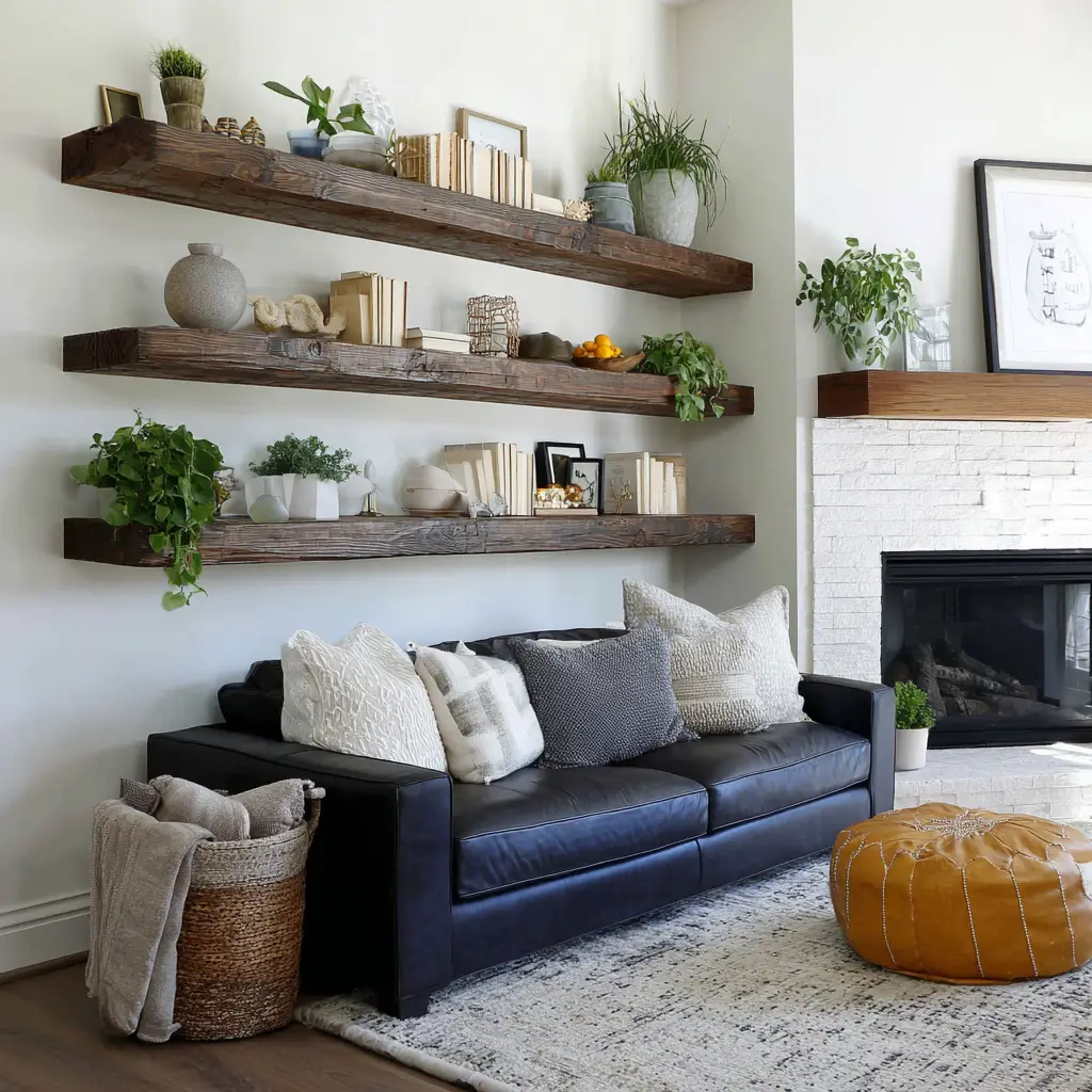 Build Floating Wood Shelves