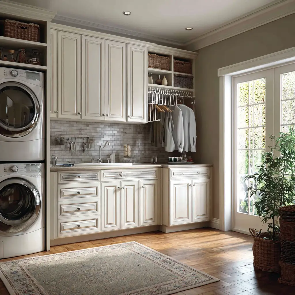 Cabinets with Built-In Drying Racks