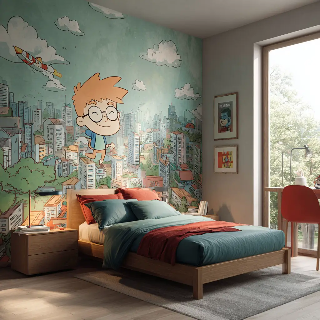 Cartoonish Wall Murals