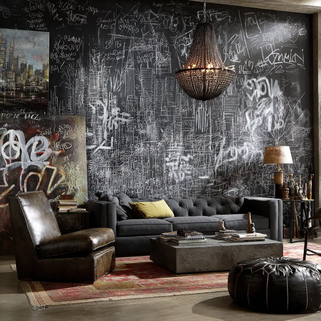 Chalkboard or Graffiti Walls