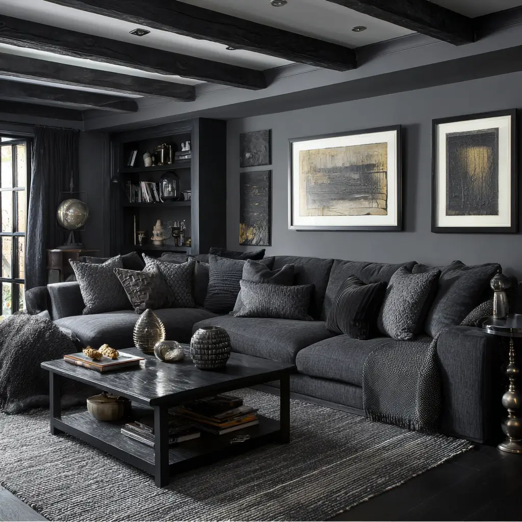 Charcoal Sofa as the Anchor