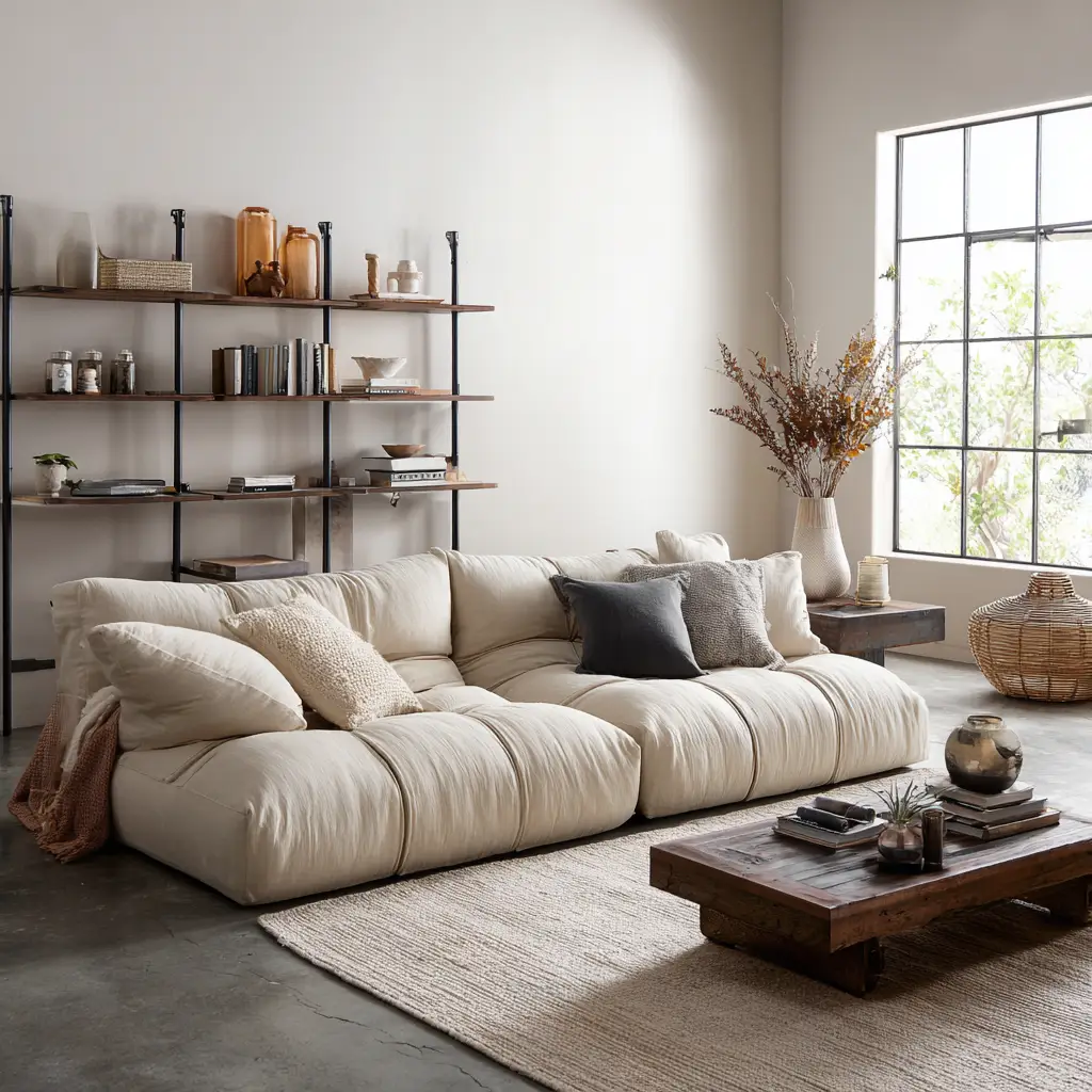 Choose a Low, Lounge-Style Sofa