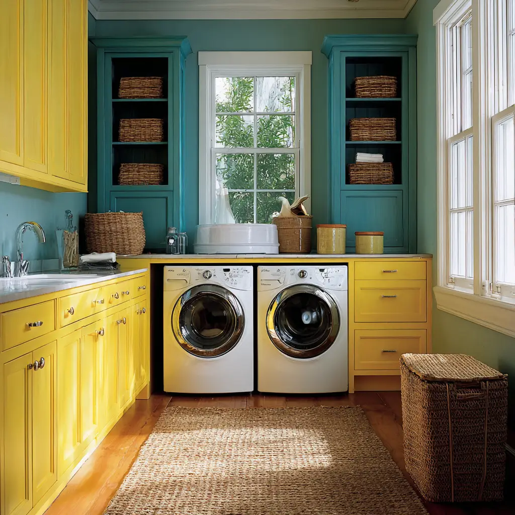 Color-Coordinated Cabinetry
