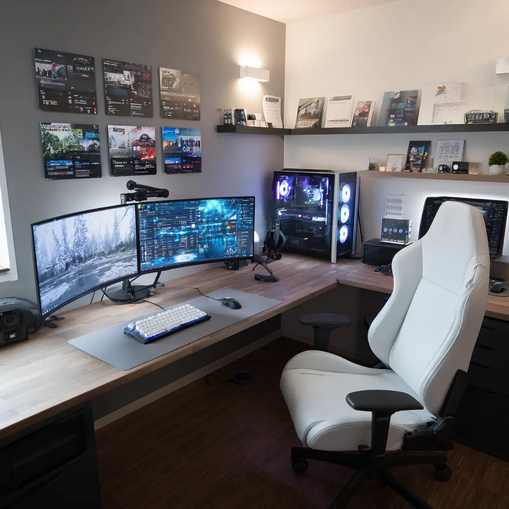 Compact Dual Monitor Arm