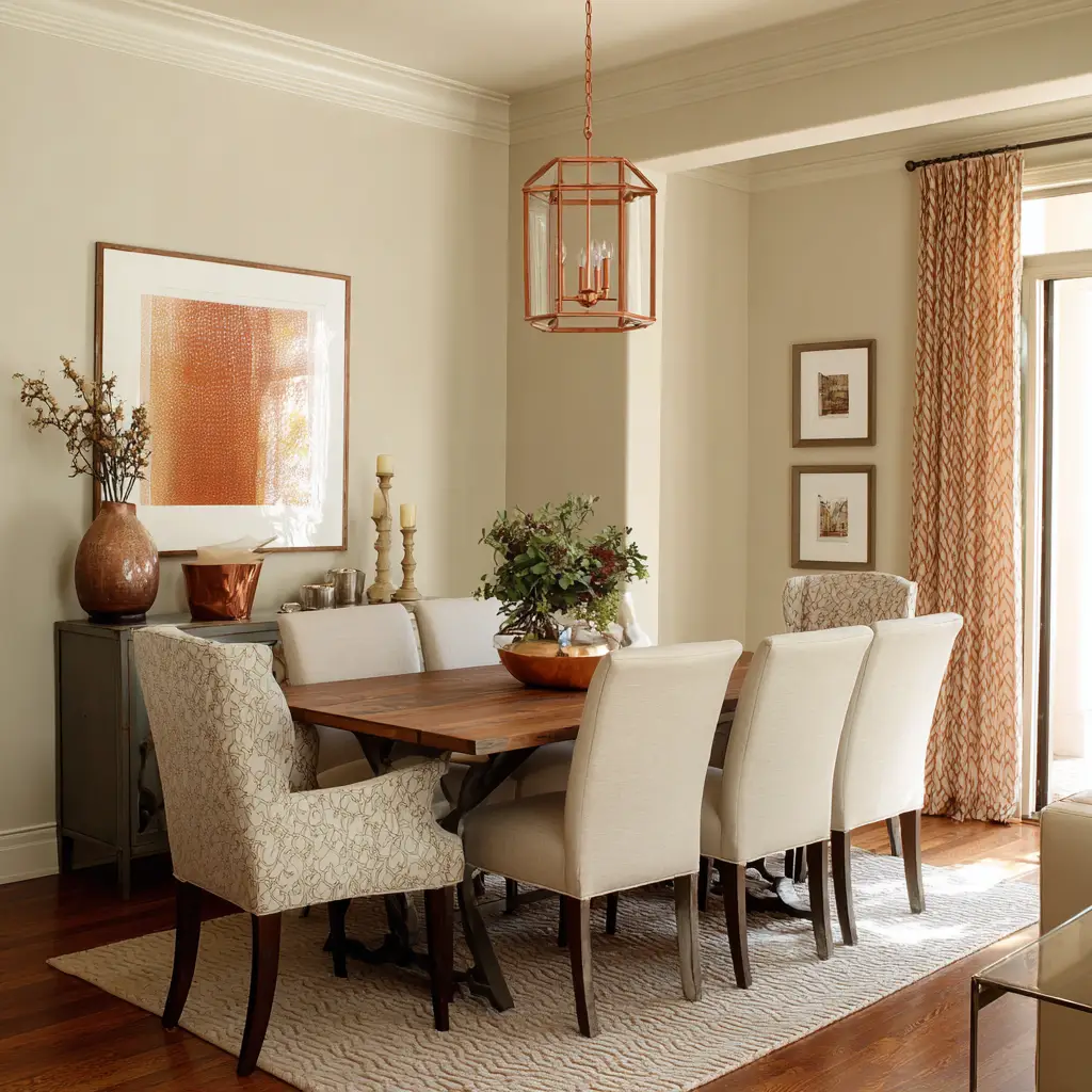 Cream and Copper