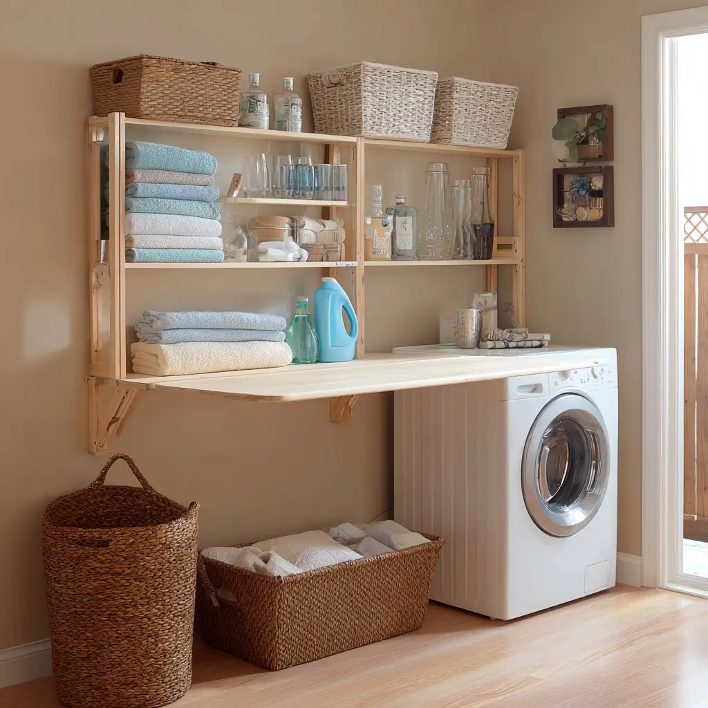 Create a Folding Station with Storage