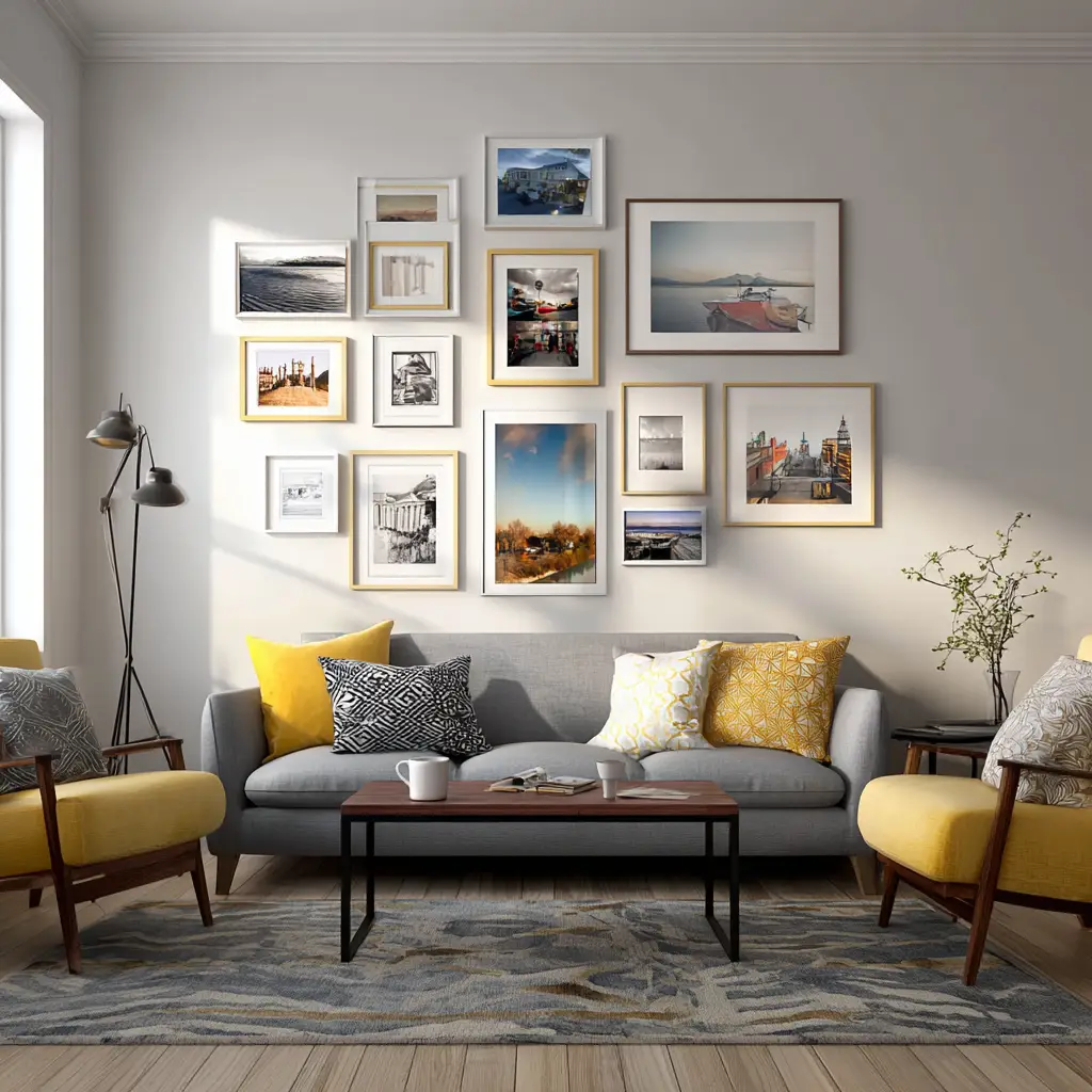 Create a Gallery Wall from Personal Photos
