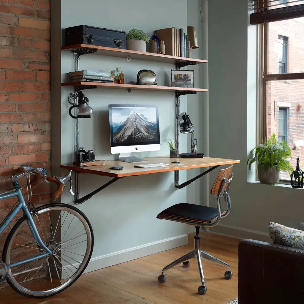  Create a Wall-Mounted Workspace