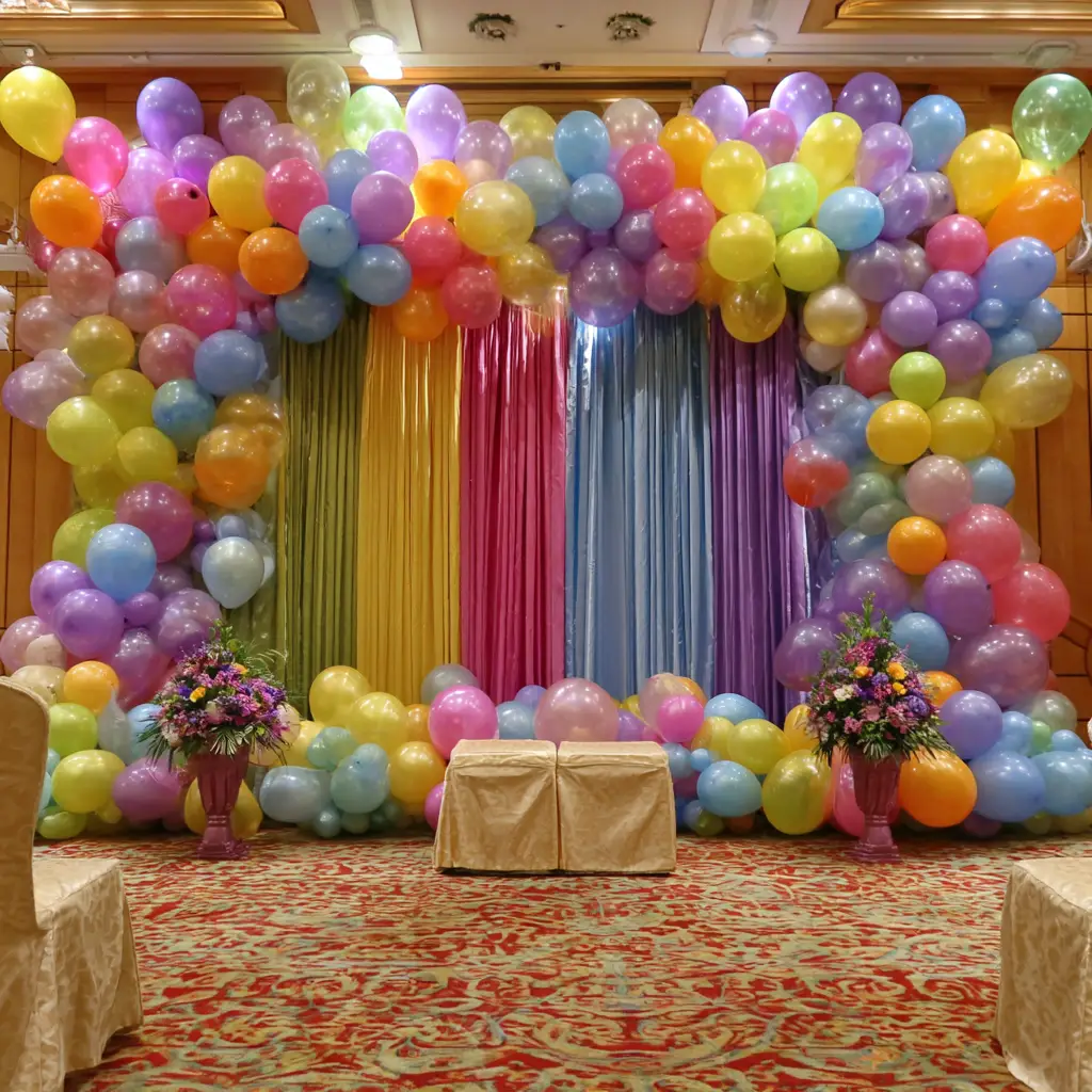 Custom Balloon Backdrop