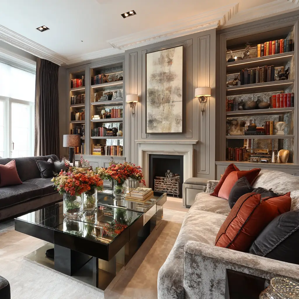 Custom Built-In Shelving