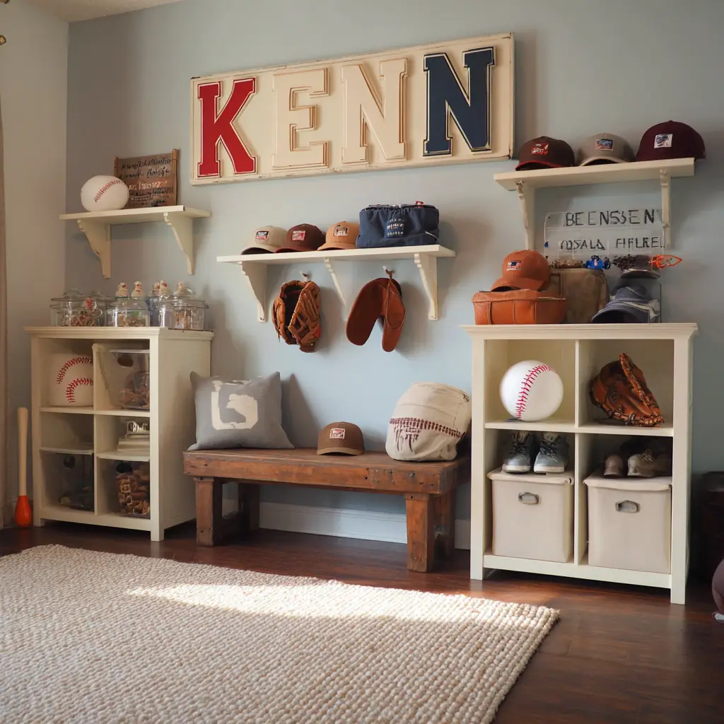 Custom Name Baseball Sign