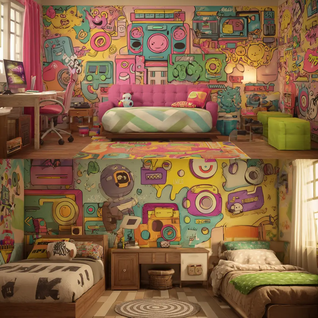 Custom Toca-Inspired Wall Art