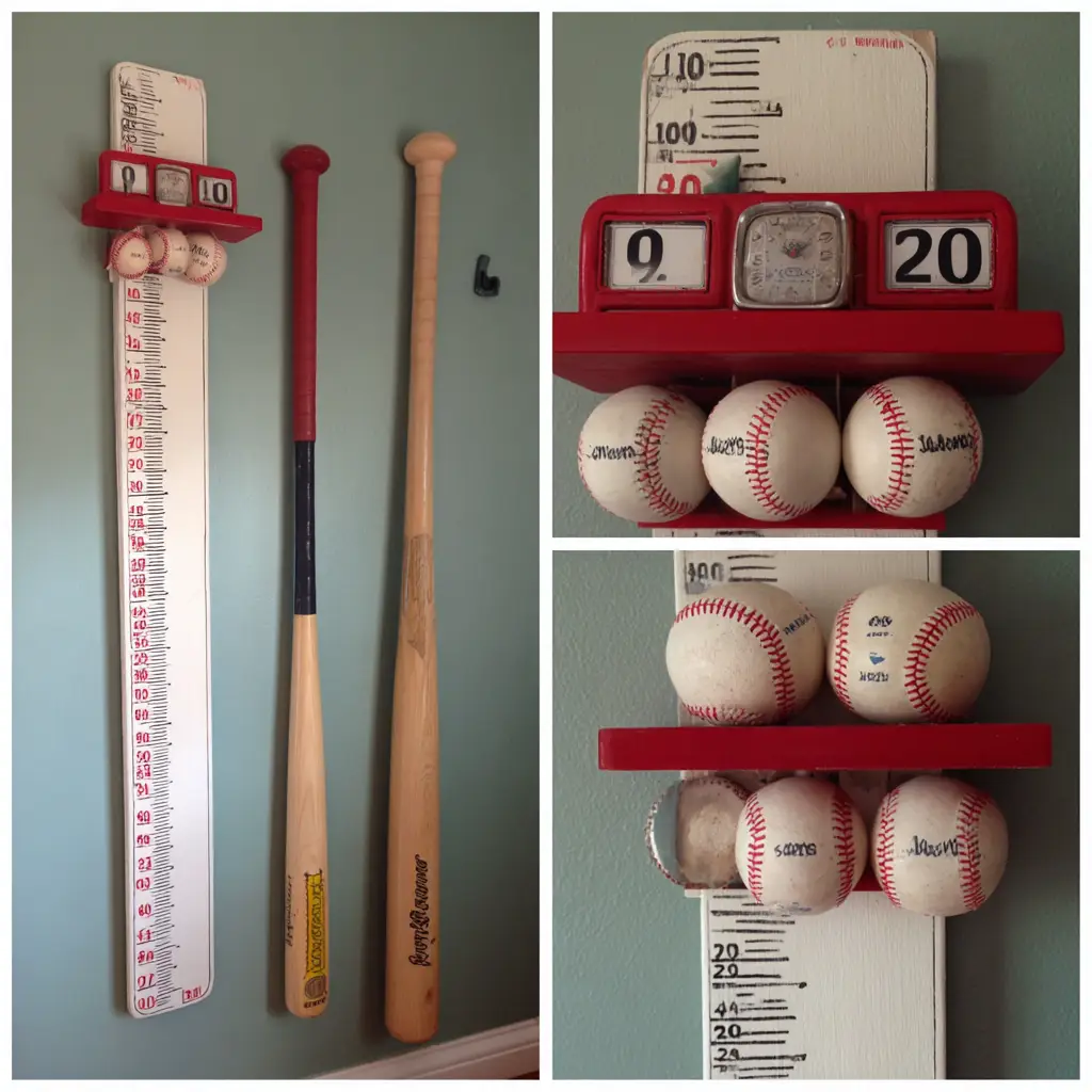 DIY Baseball Growth Chart
