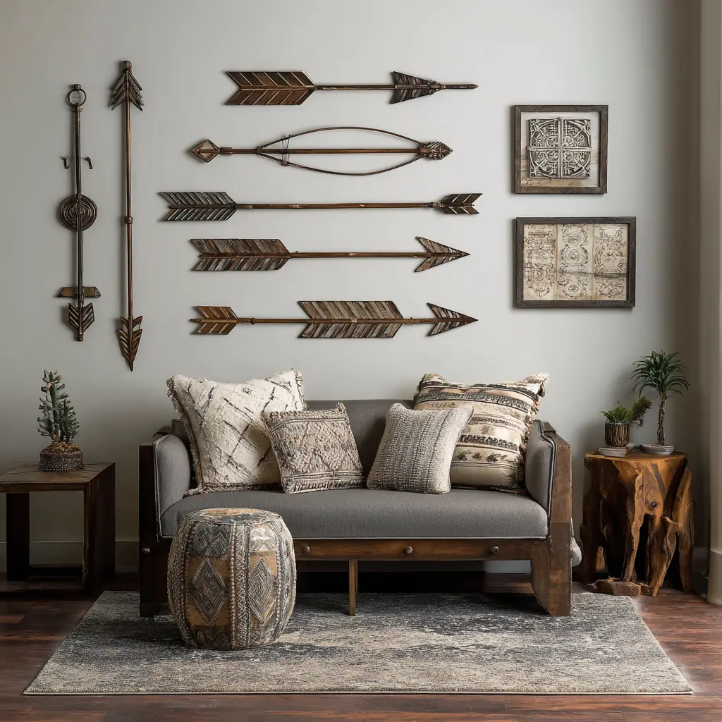 Decorative Arrows and Wall Hooks