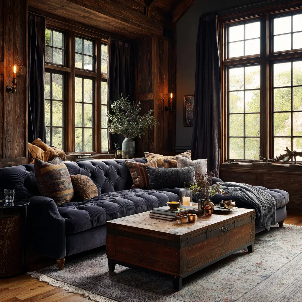 Deep-Toned Upholstery