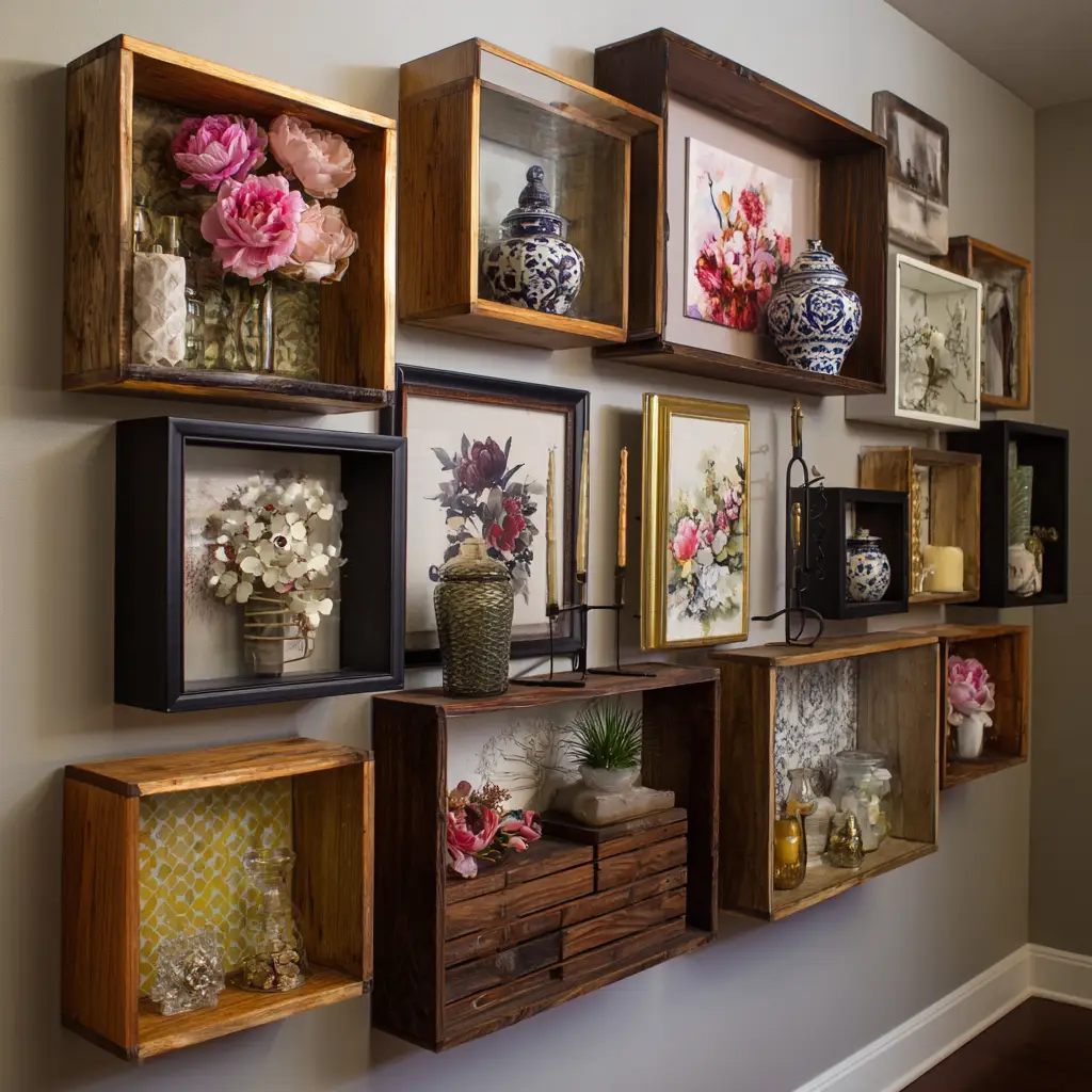 Display DIY Shadow Boxes