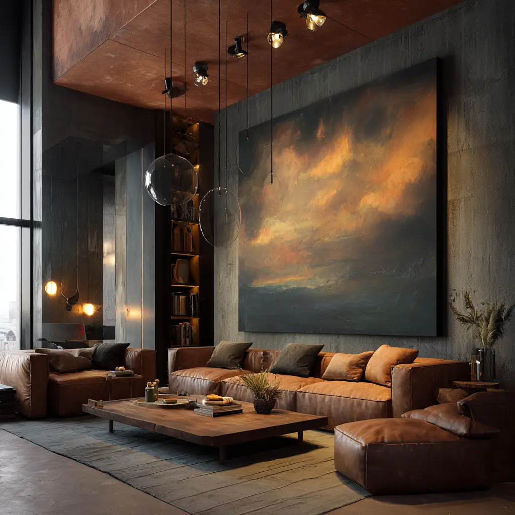 Display Warm-Toned Artwork