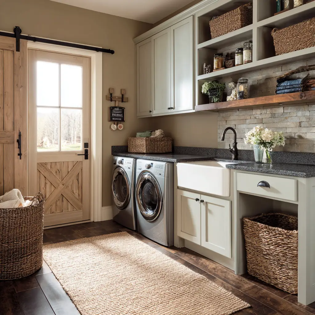 Farmhouse-Style Cabinets