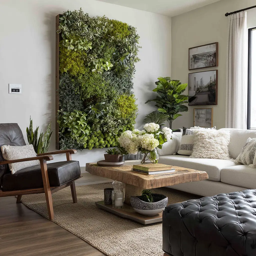 Faux Greenery Wall Decor