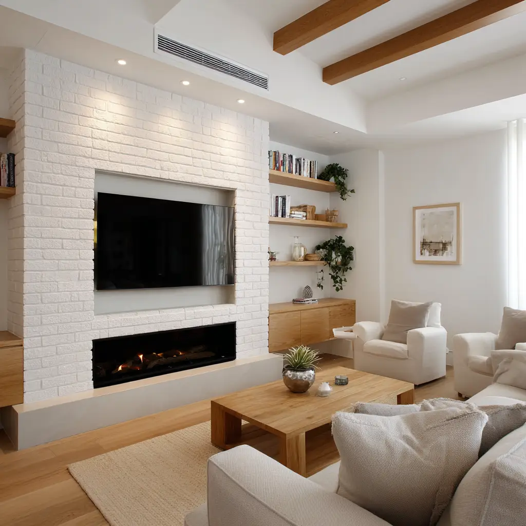 Float the TV in a Wall Niche