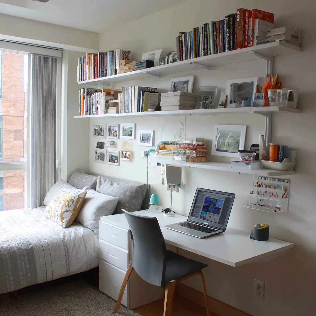 Floating Shelves (Command Strip Style)