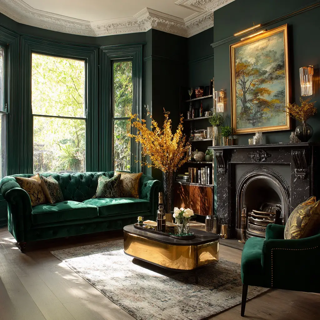 Forest Green and Gold