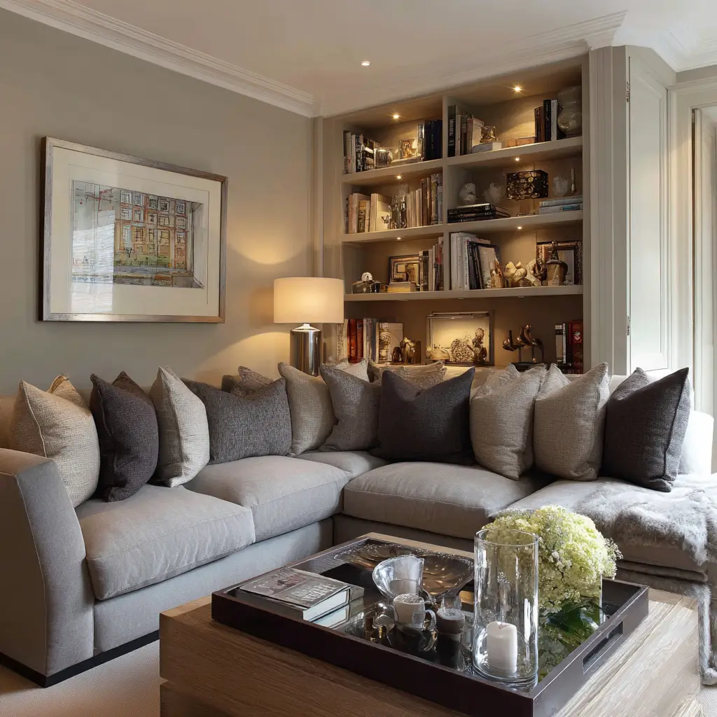 Frame with Built-In Shelves