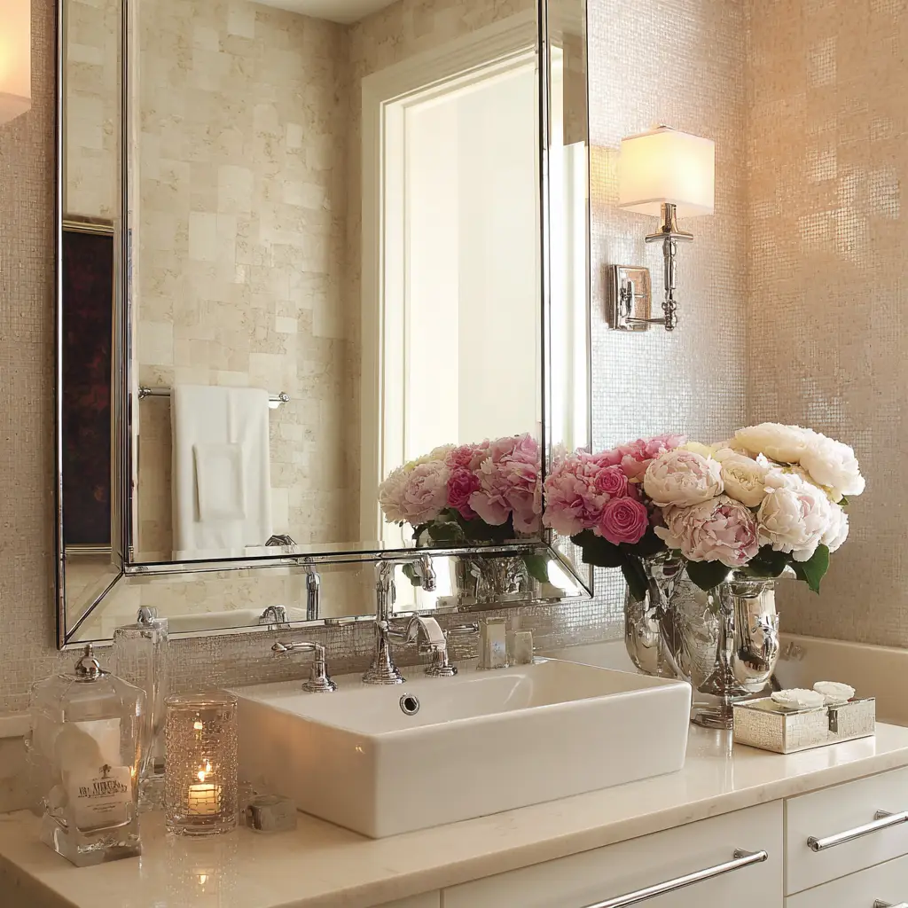Frameless Beveled Mirror