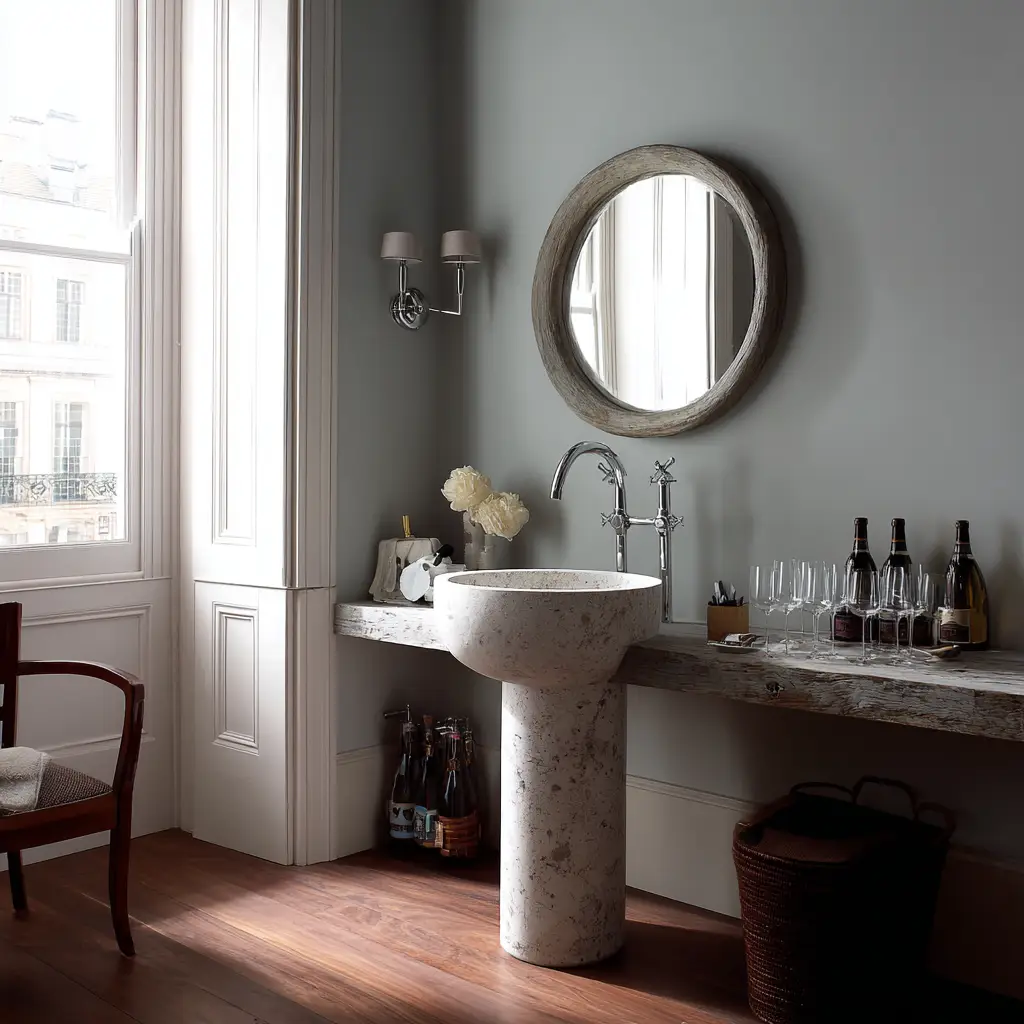 Underlit Wash Basin Counter