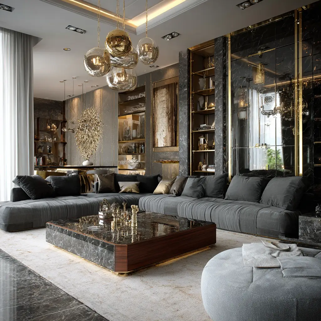Glass and Metallic Contrasts