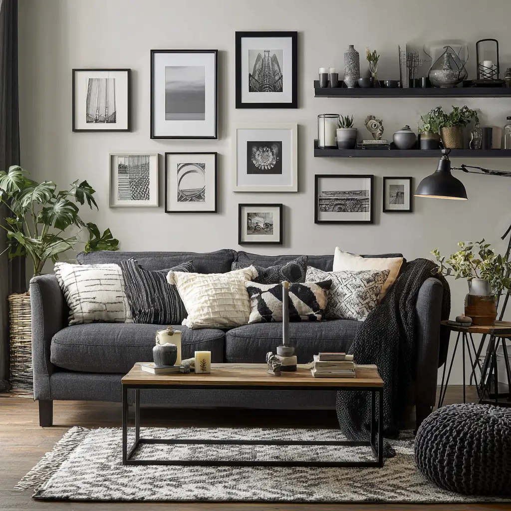 Go for a Monochrome Gallery Wall
