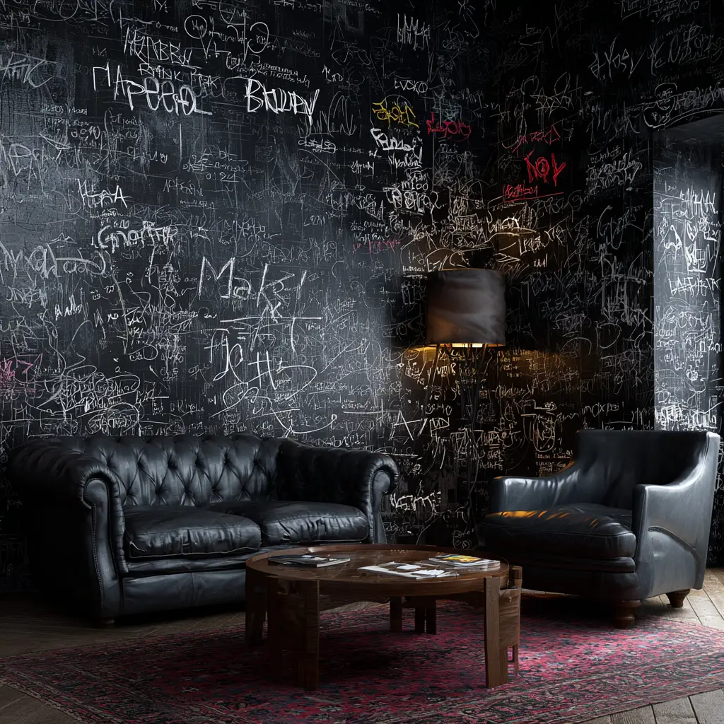Graffiti or Chalkboard Wall