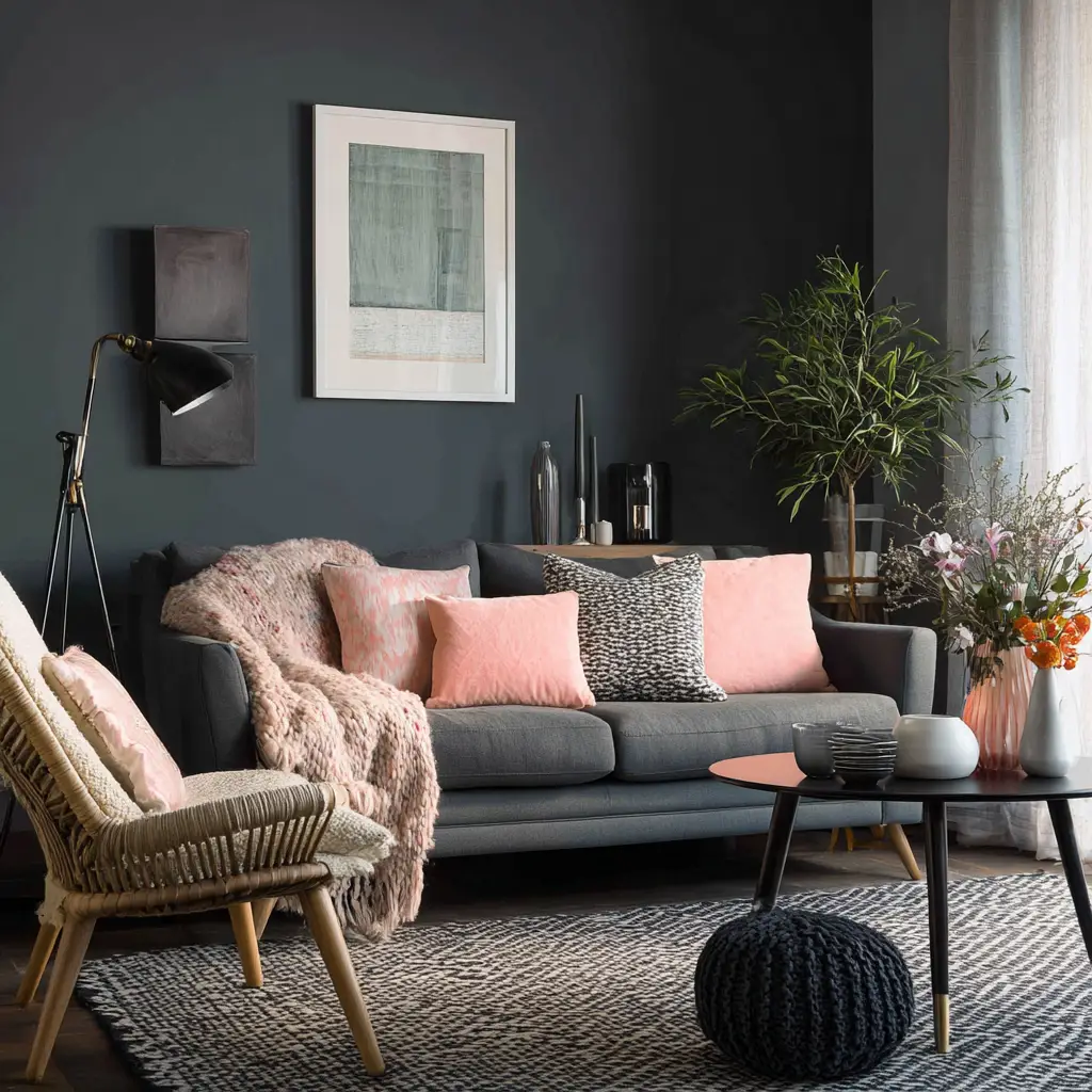 Grey and Blush Pairing