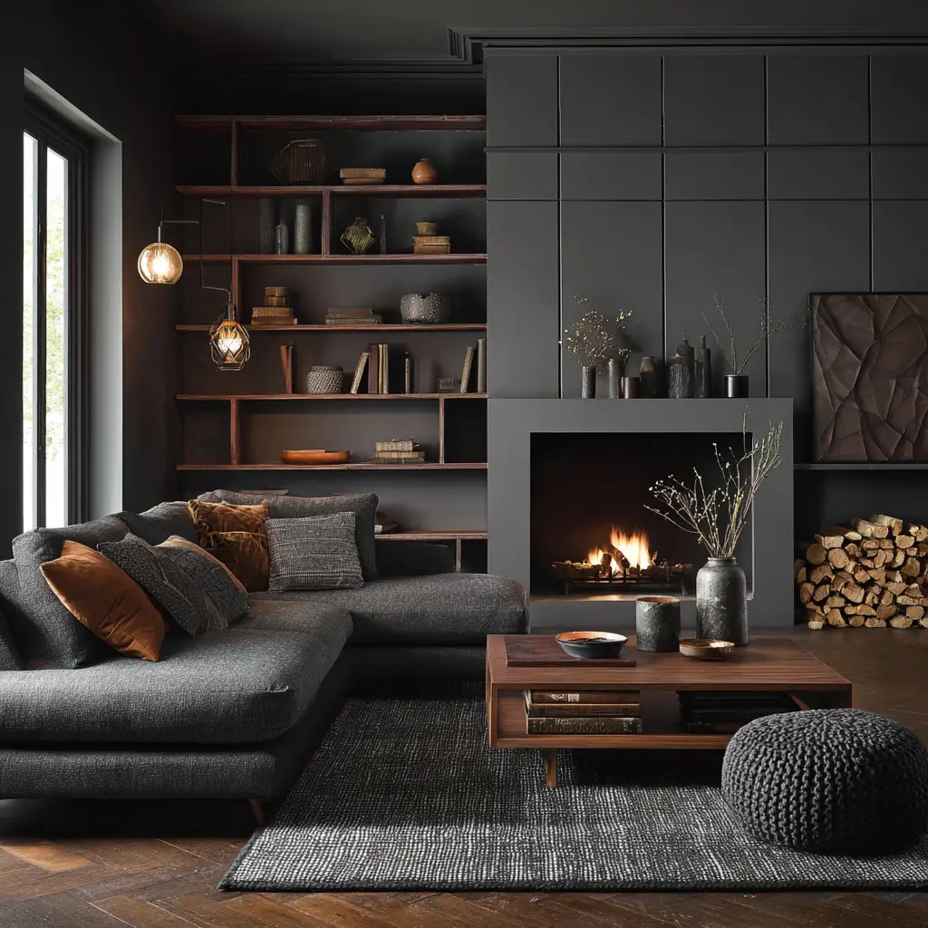 Grey with Earthy Neutrals