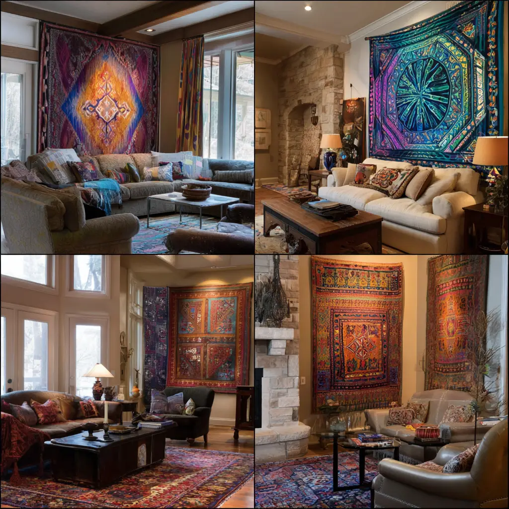 Hang Textiles or Tapestries