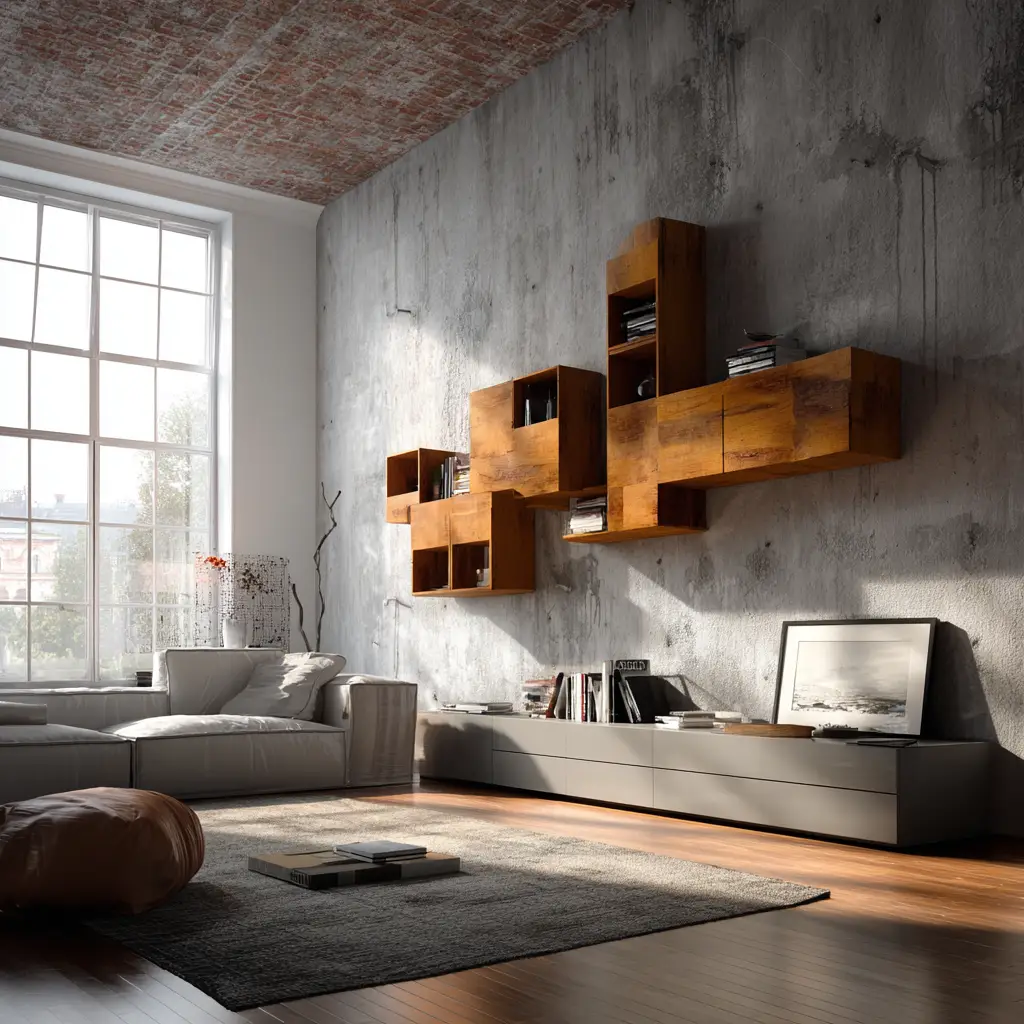 Hang a Set of Floating Cabinets