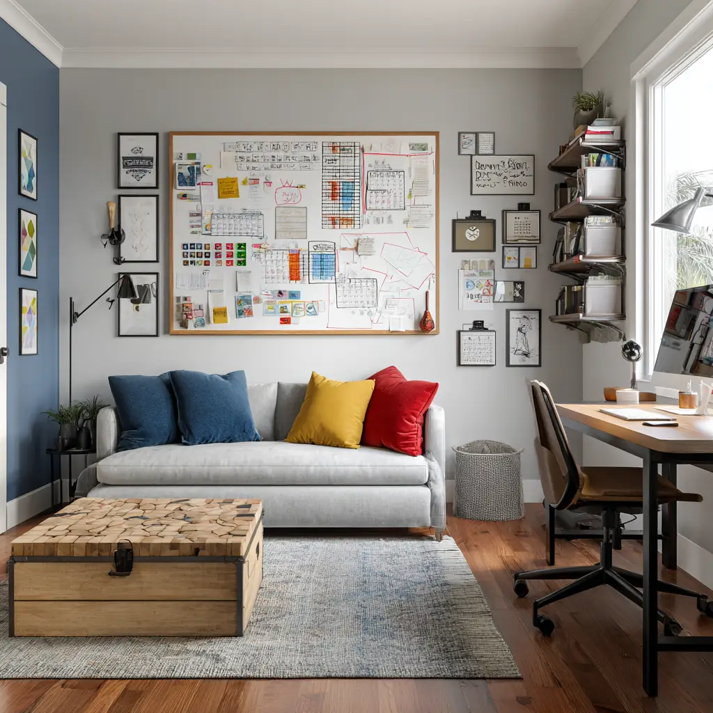 Hang a Wall Calendar or Whiteboard