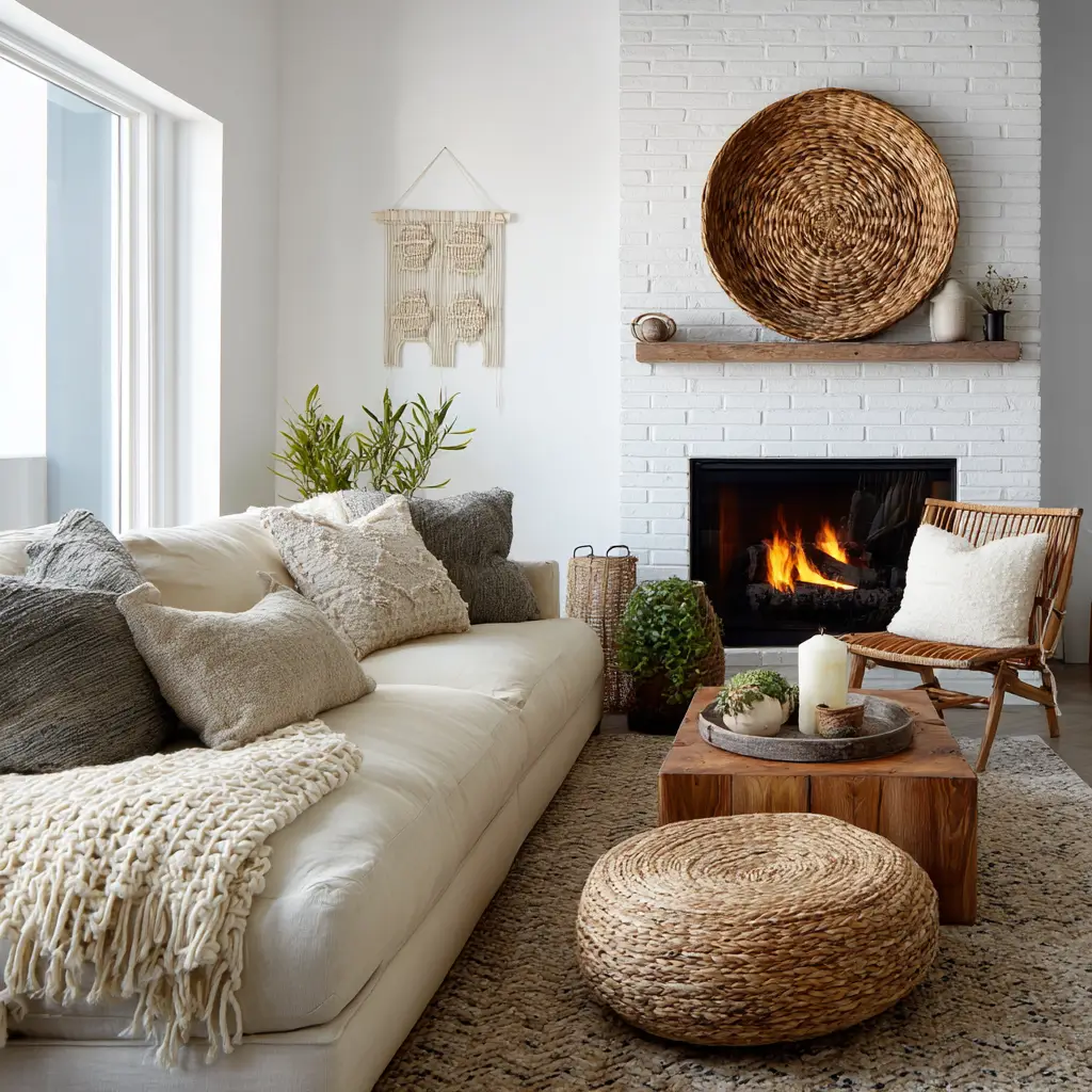 Hang a Woven Basket Wall