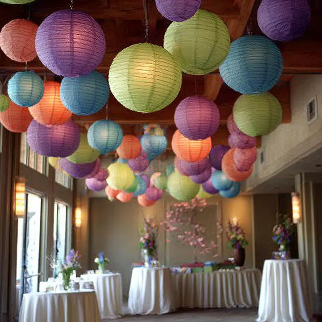 Hanging Paper Lanterns