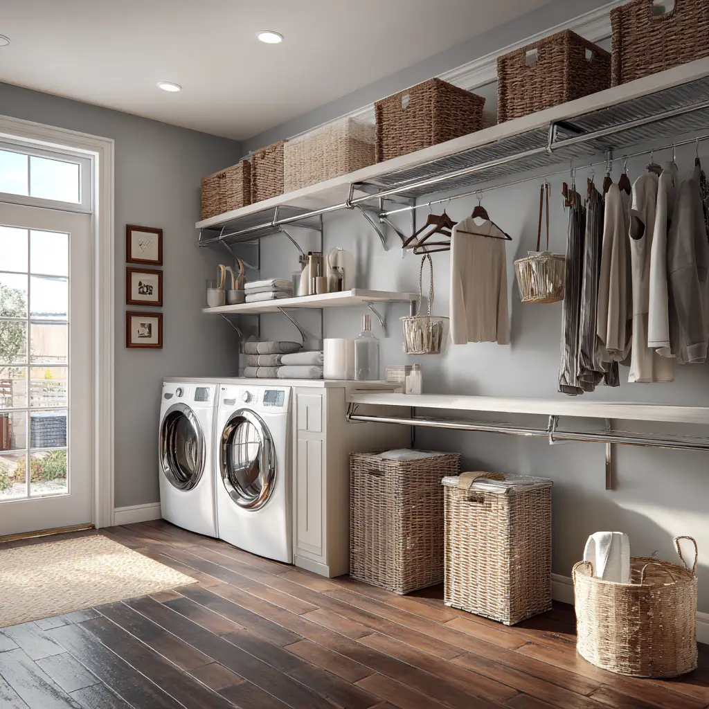 Include Hanging Rods and Drying Racks
