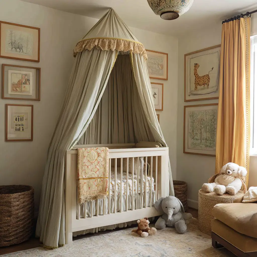 Include a Canopy Over the Crib