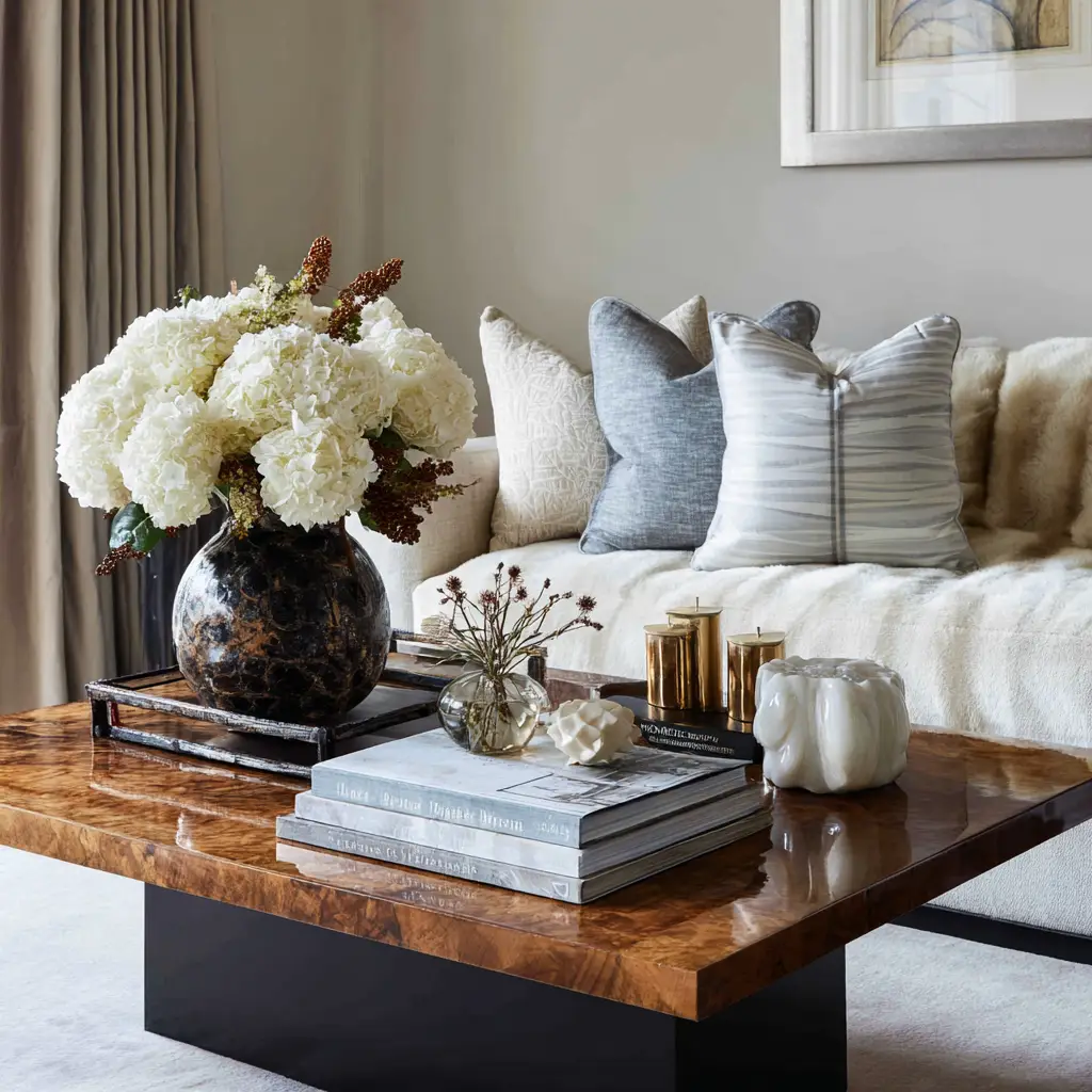 Include a Coffee Table Centerpiece